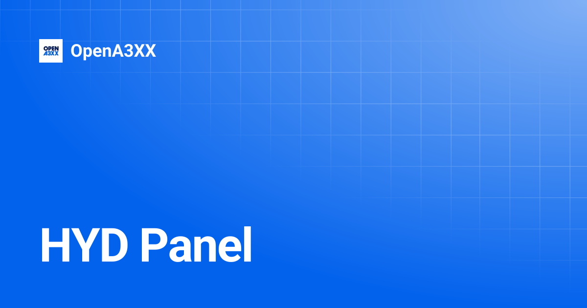 HYD Panel | OpenA3XX
